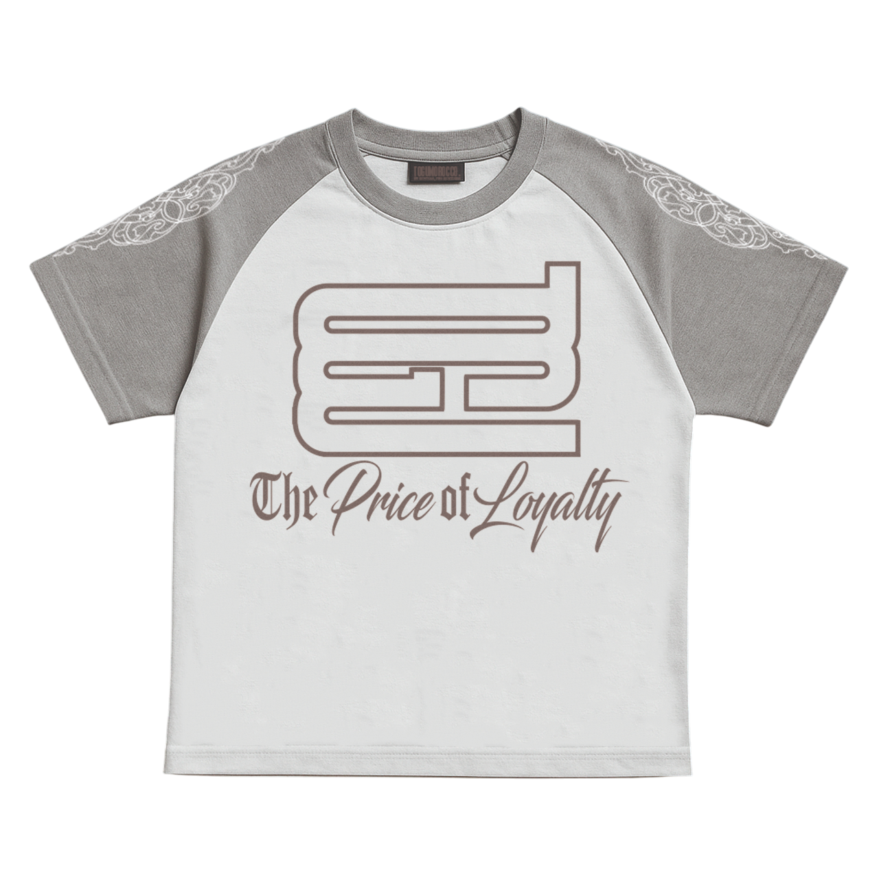 Grey raglant-shirt
