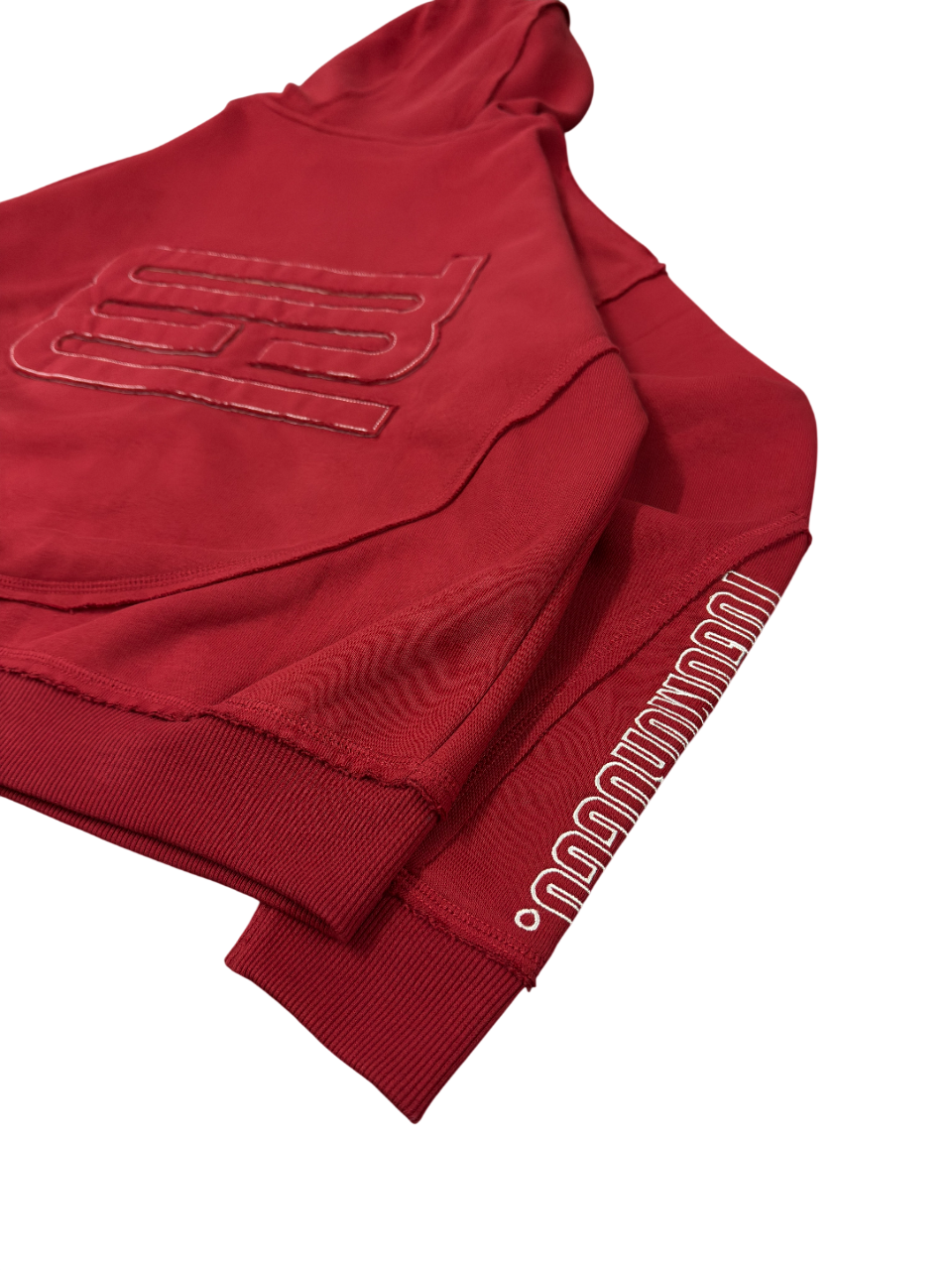 essential red zipup