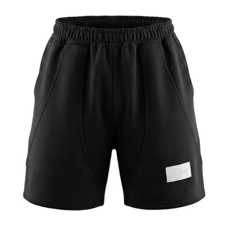essential black shorts