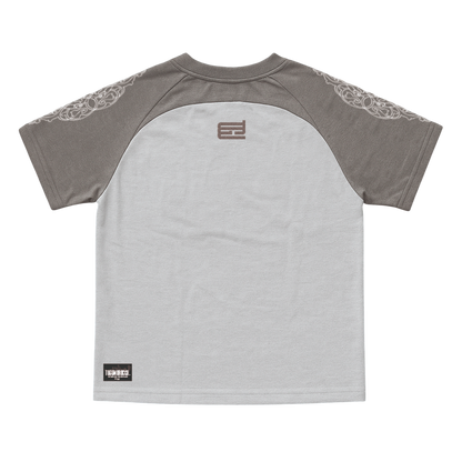 camiseta raglan gris