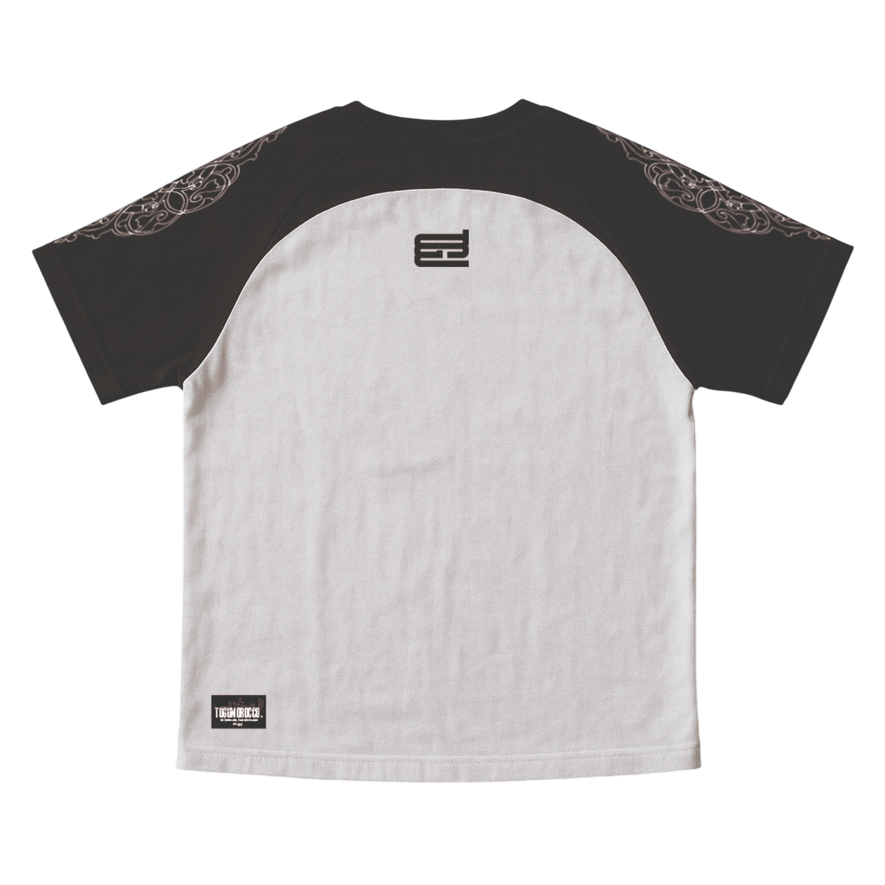 Black raglan t-shirt