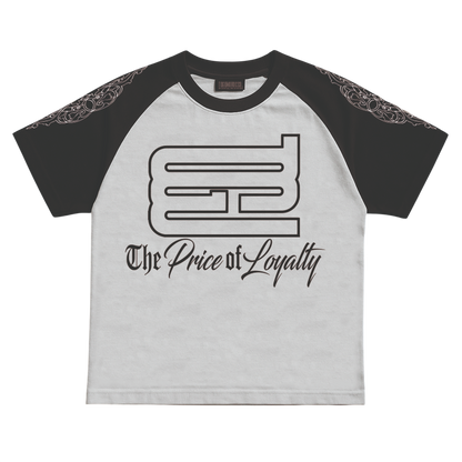 Black raglan t-shirt