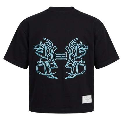 born to hustle baby blue t-shirt