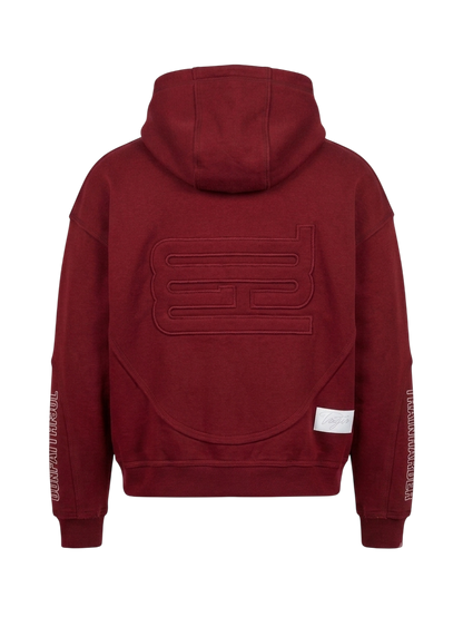 essential red zipup