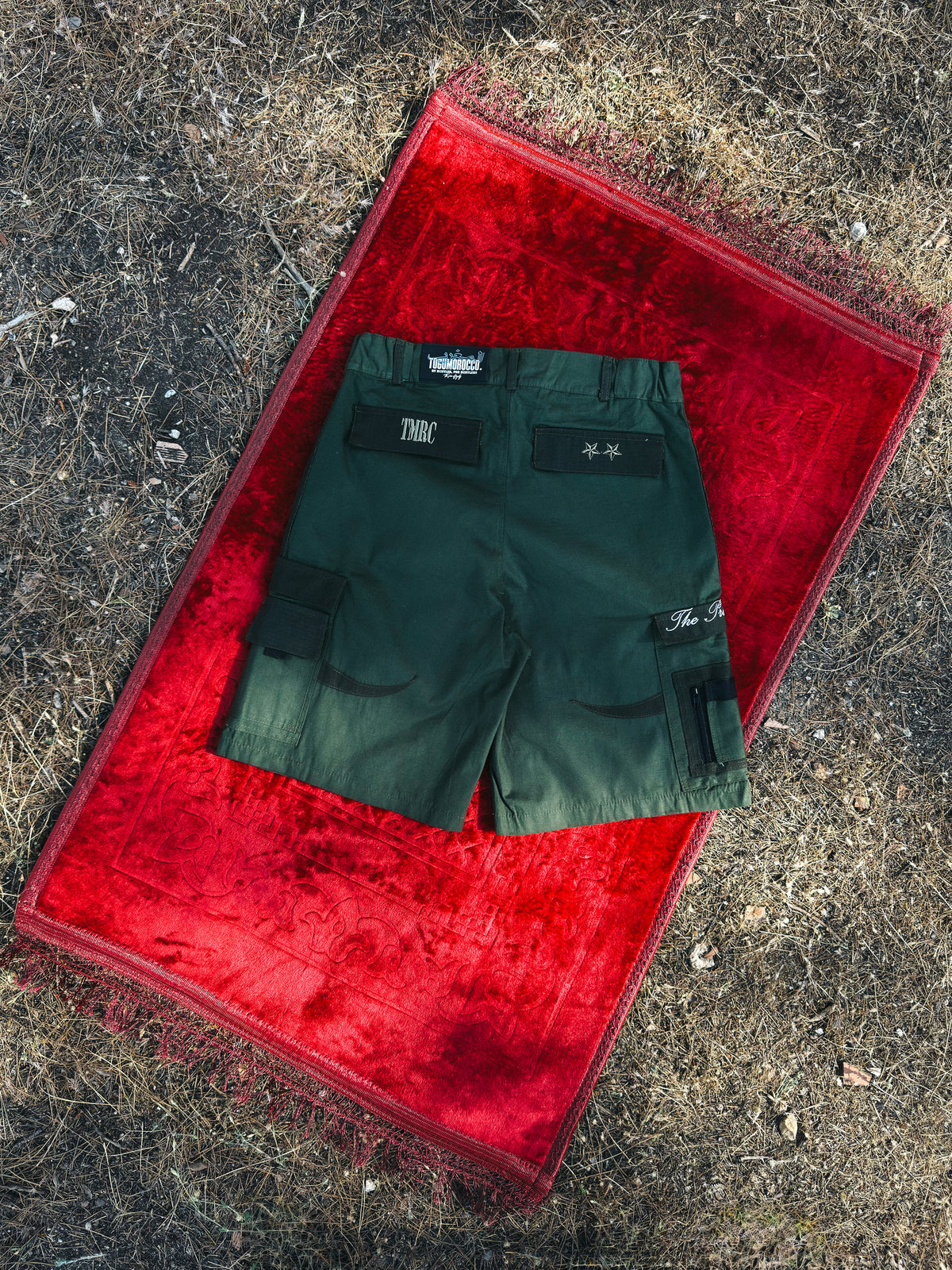 TACTICAL GREEN CARGO SHORTS
