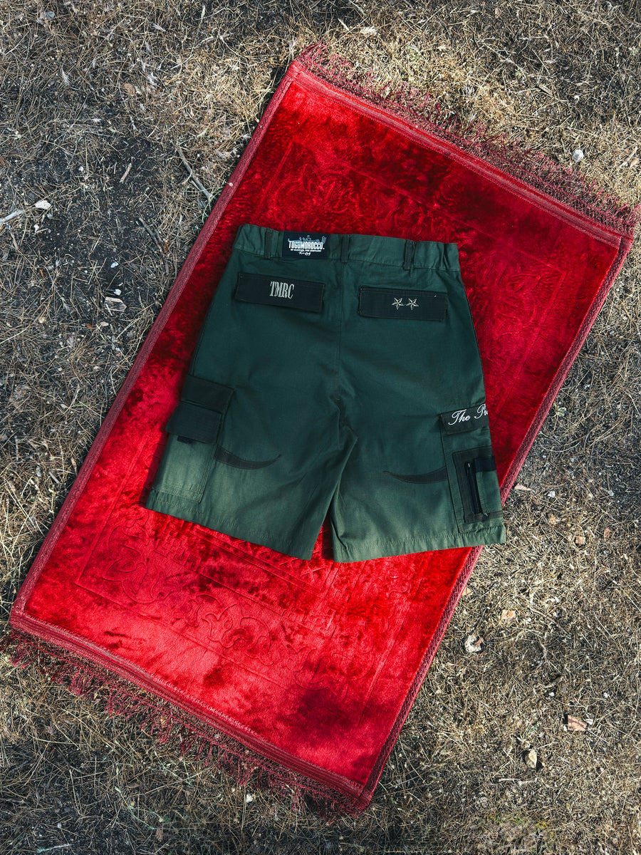 TACTICAL GREEN CARGO SHORTS
