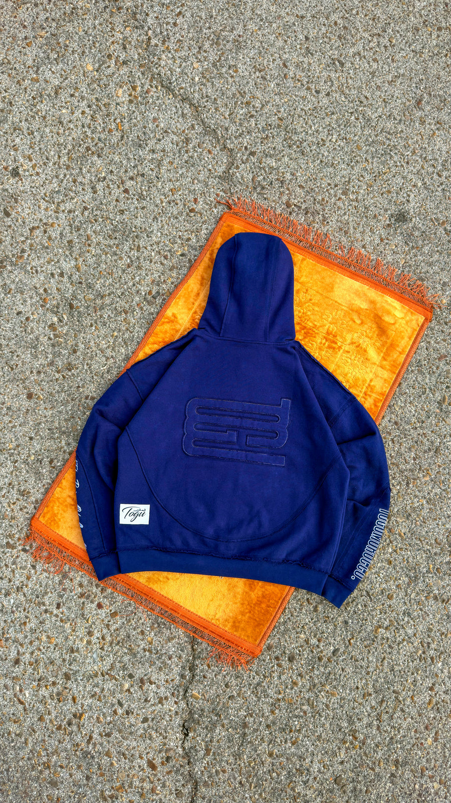 ESSENTIAL NAVY ZIPUP