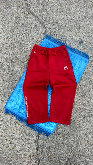 ESSENTIAL RED BAGGY PANTS