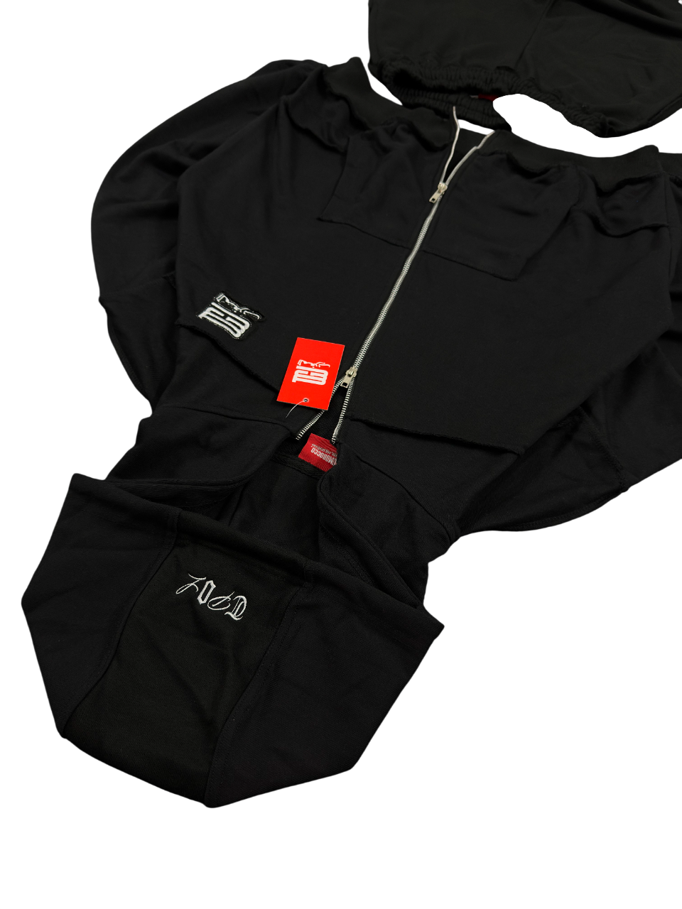 Essential black zip up