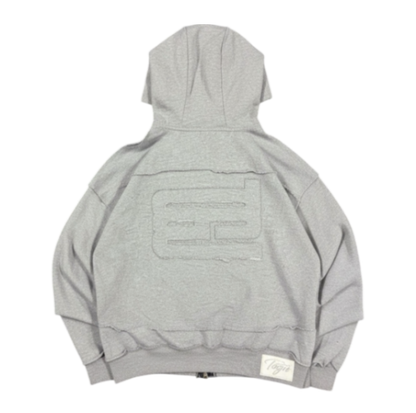 Essential grey zip up