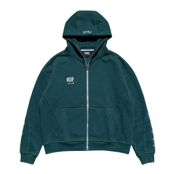 GREEN ESSENTIAL ZIPUP