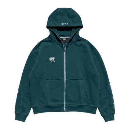 GREEN ESSENTIAL ZIPUP
