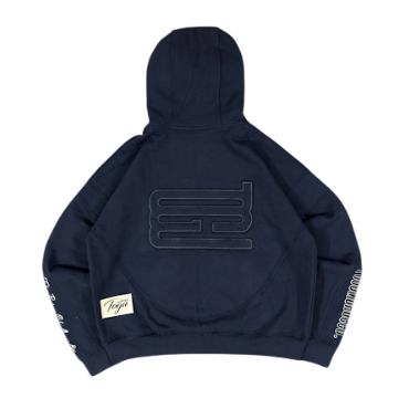 essential navy zipup