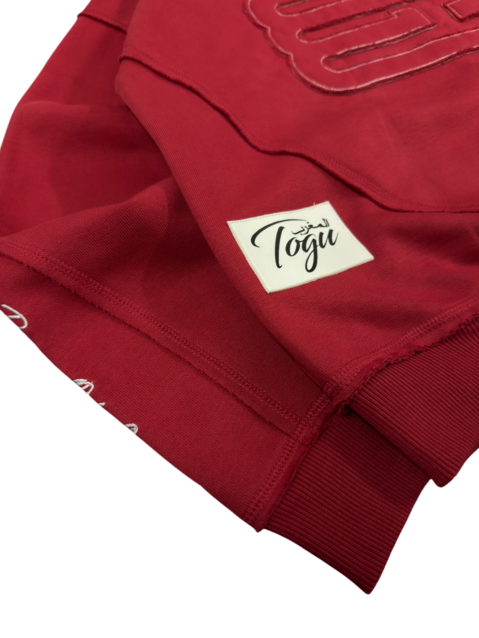 essential red zipup