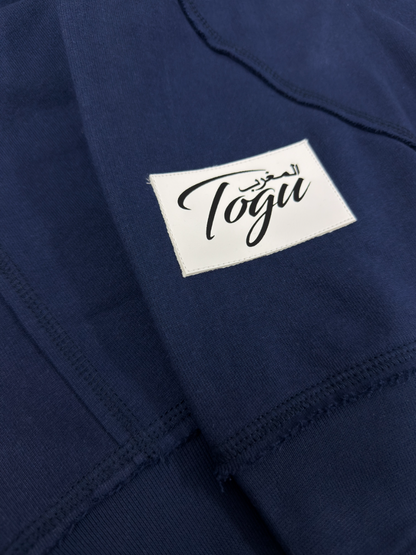 essential navy zipup