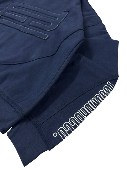 essential navy zipup