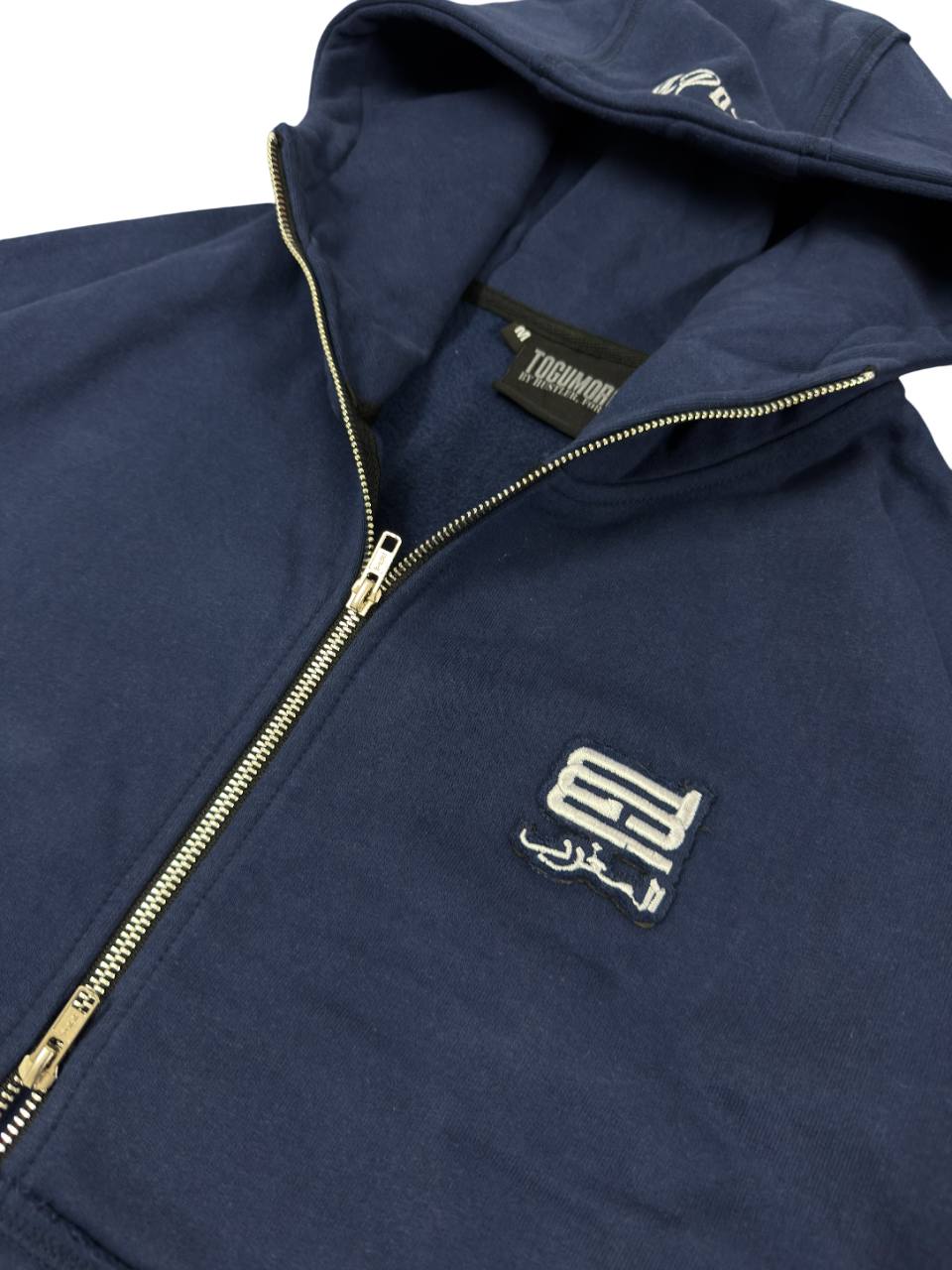 essential navy zipup