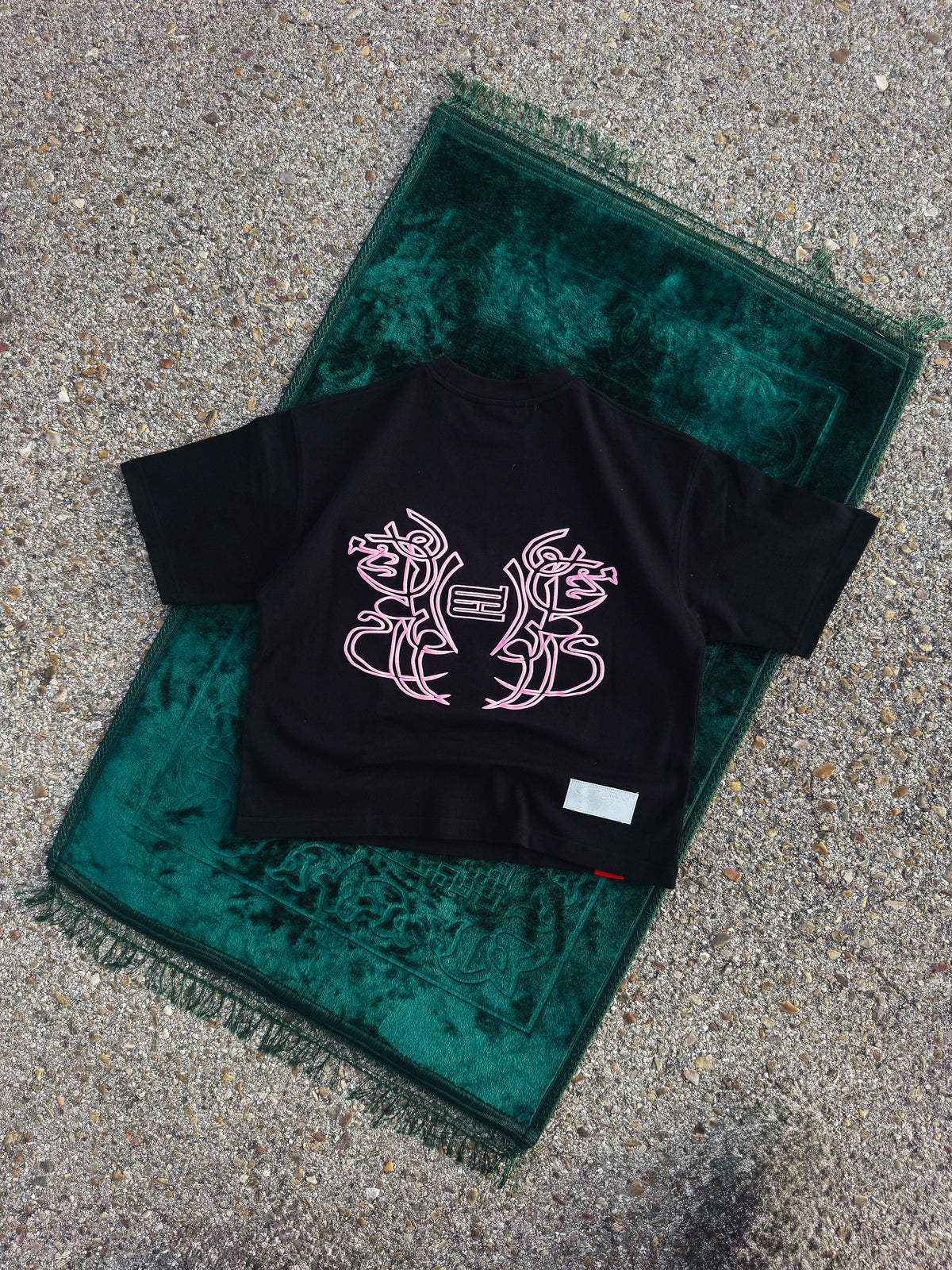 BORN TO HUSTLE PINK TEE