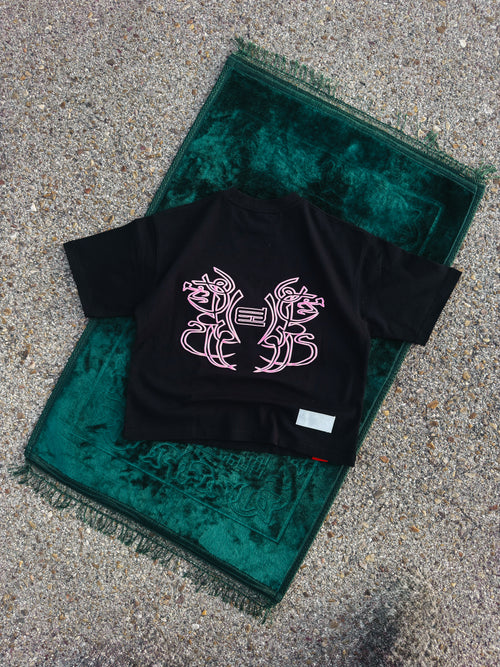 BORN TO HUSTLE PINK TEE