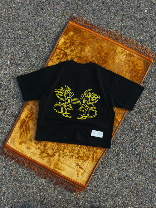BORN TO HUSTLE YELLOW TEE