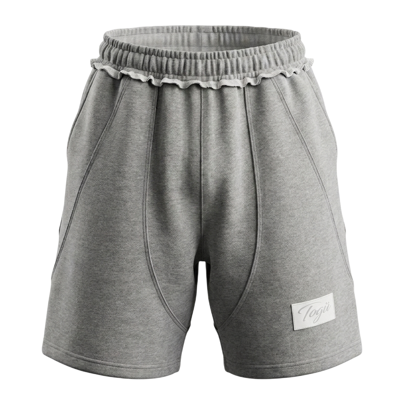 essential grey shorts