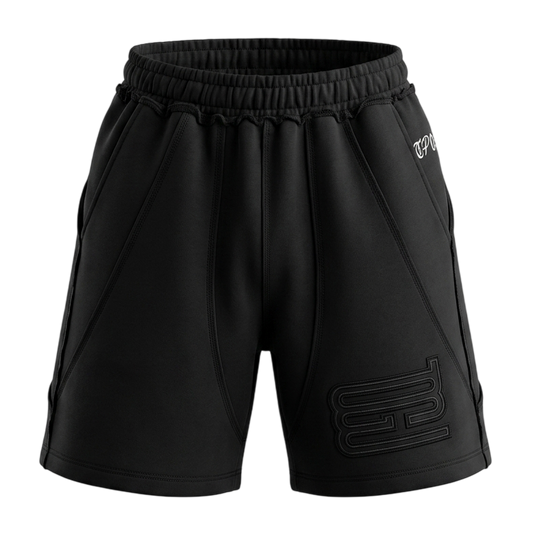 essential black shorts