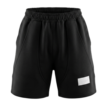 essential black shorts