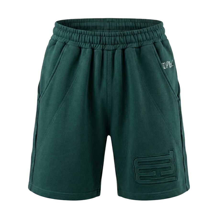 GREEN ESSENTIAL SHORTS