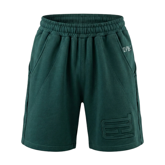 GREEN ESSENTIAL SHORTS