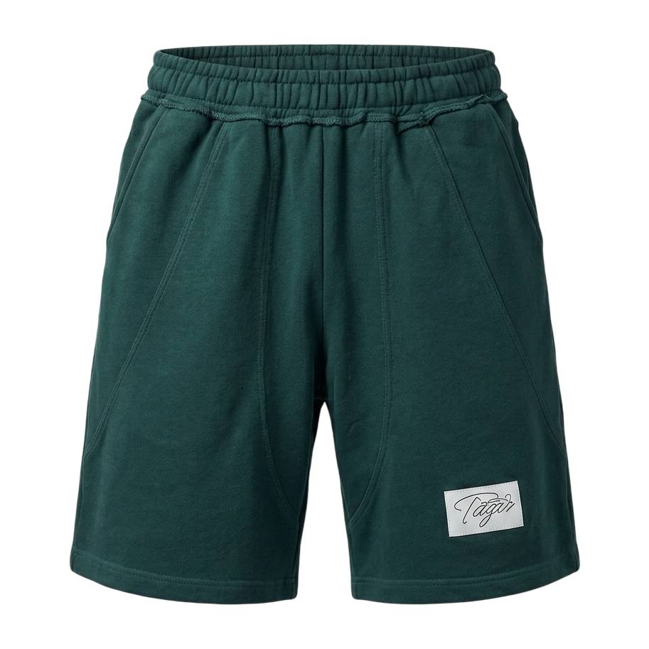 GREEN ESSENTIAL SHORTS