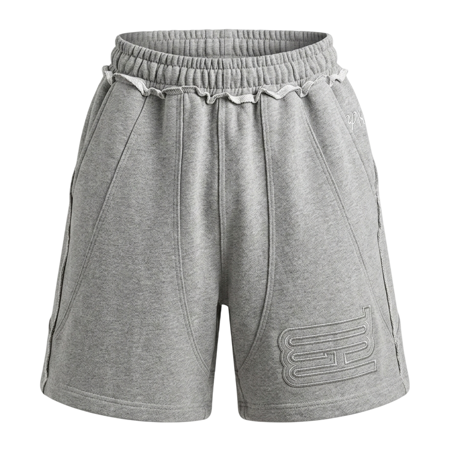 essential grey shorts